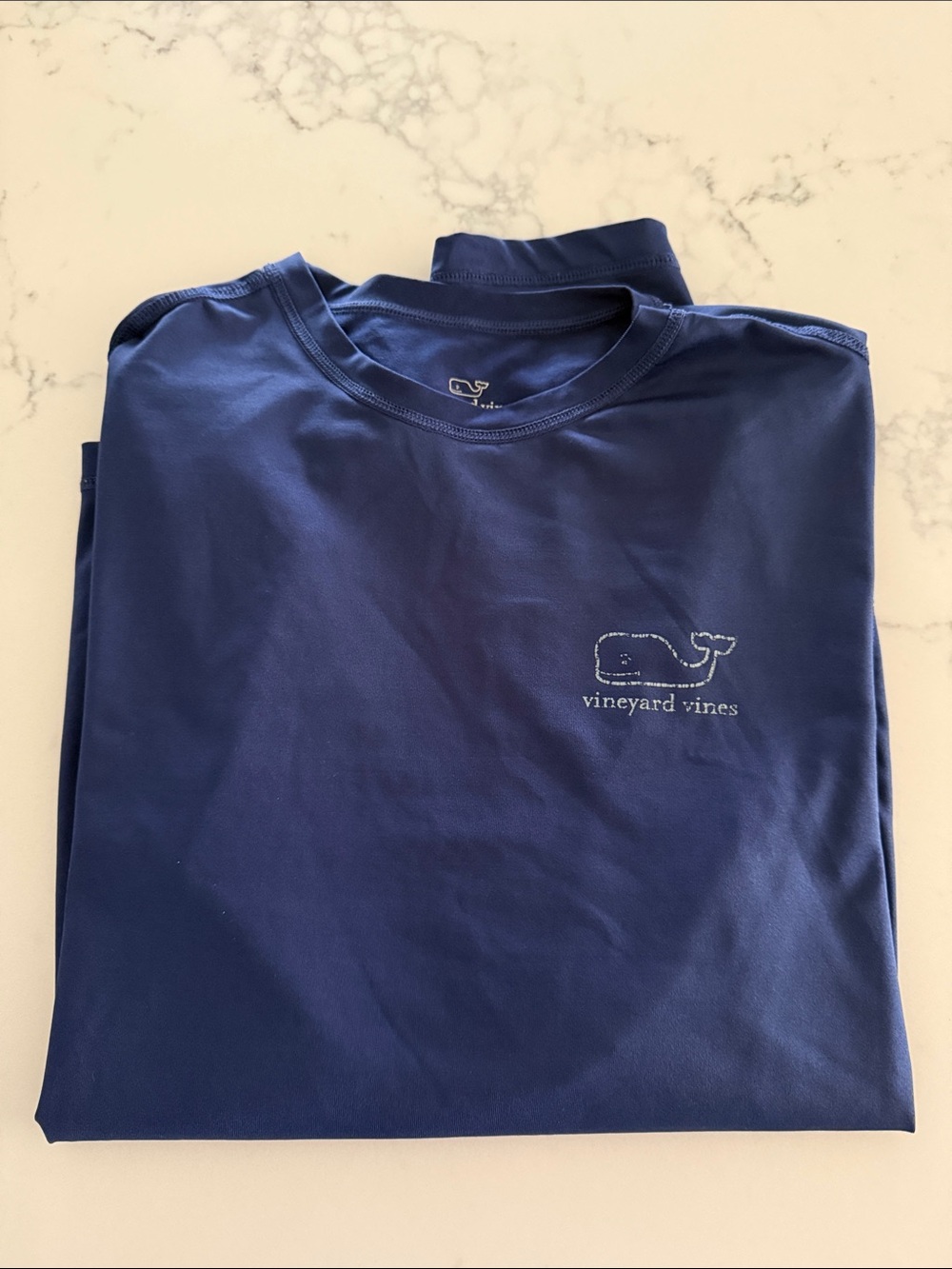 Vineyard Vines Long Sleeve Performance Tee - Navy